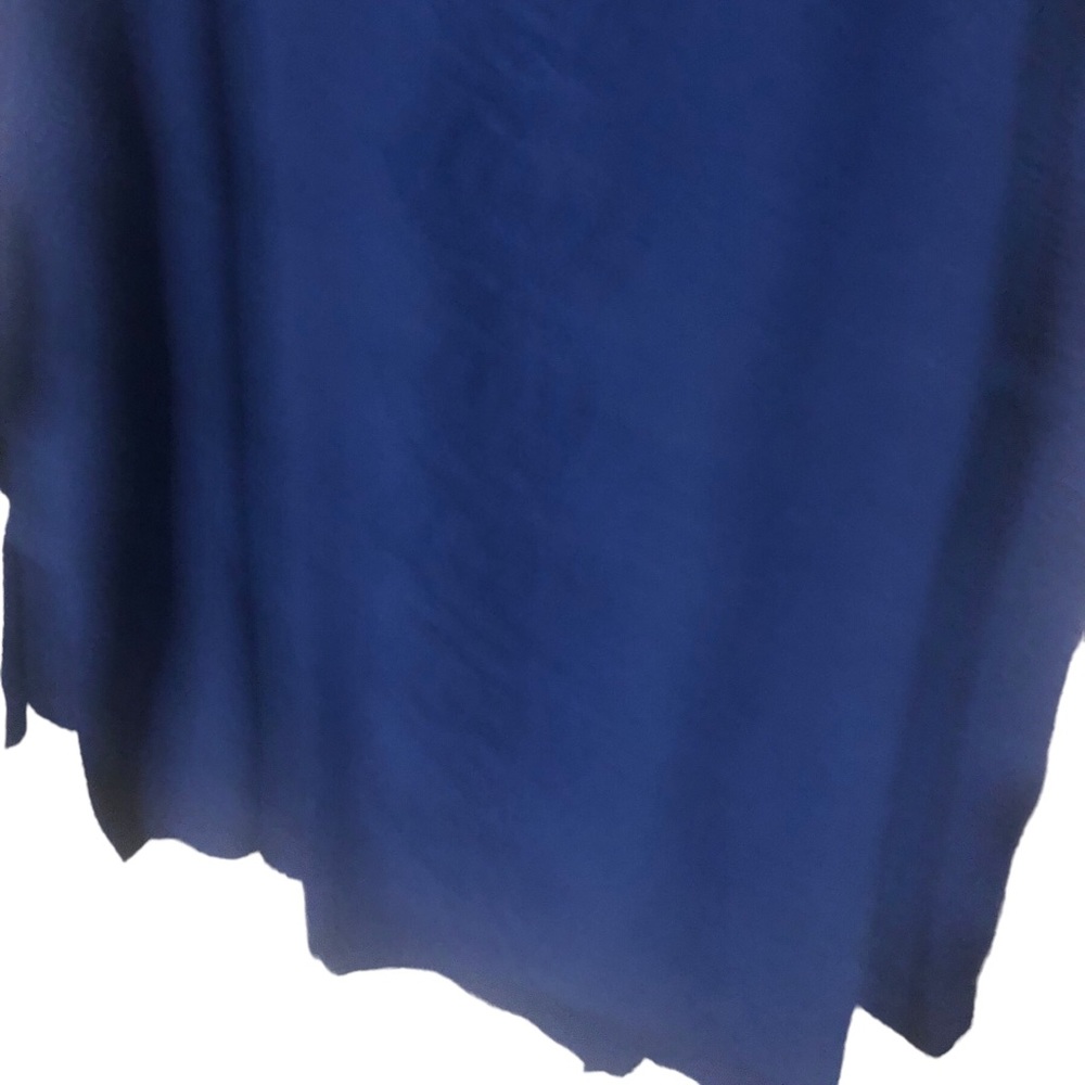 Talbots intricate cowl neck sweater royal navy blue 3X Women’s excellent cond. - Picture 4 of 10